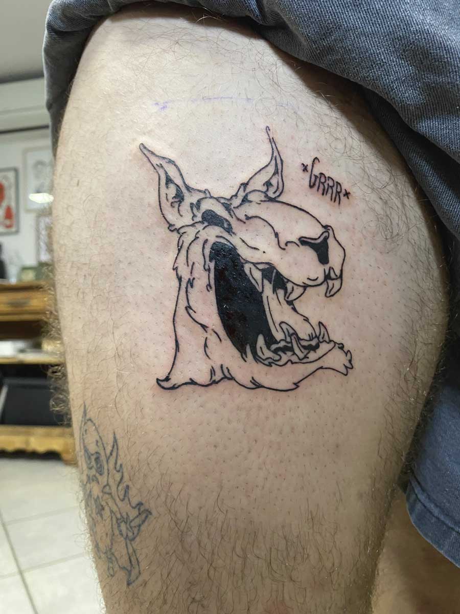 Tatouage Loup